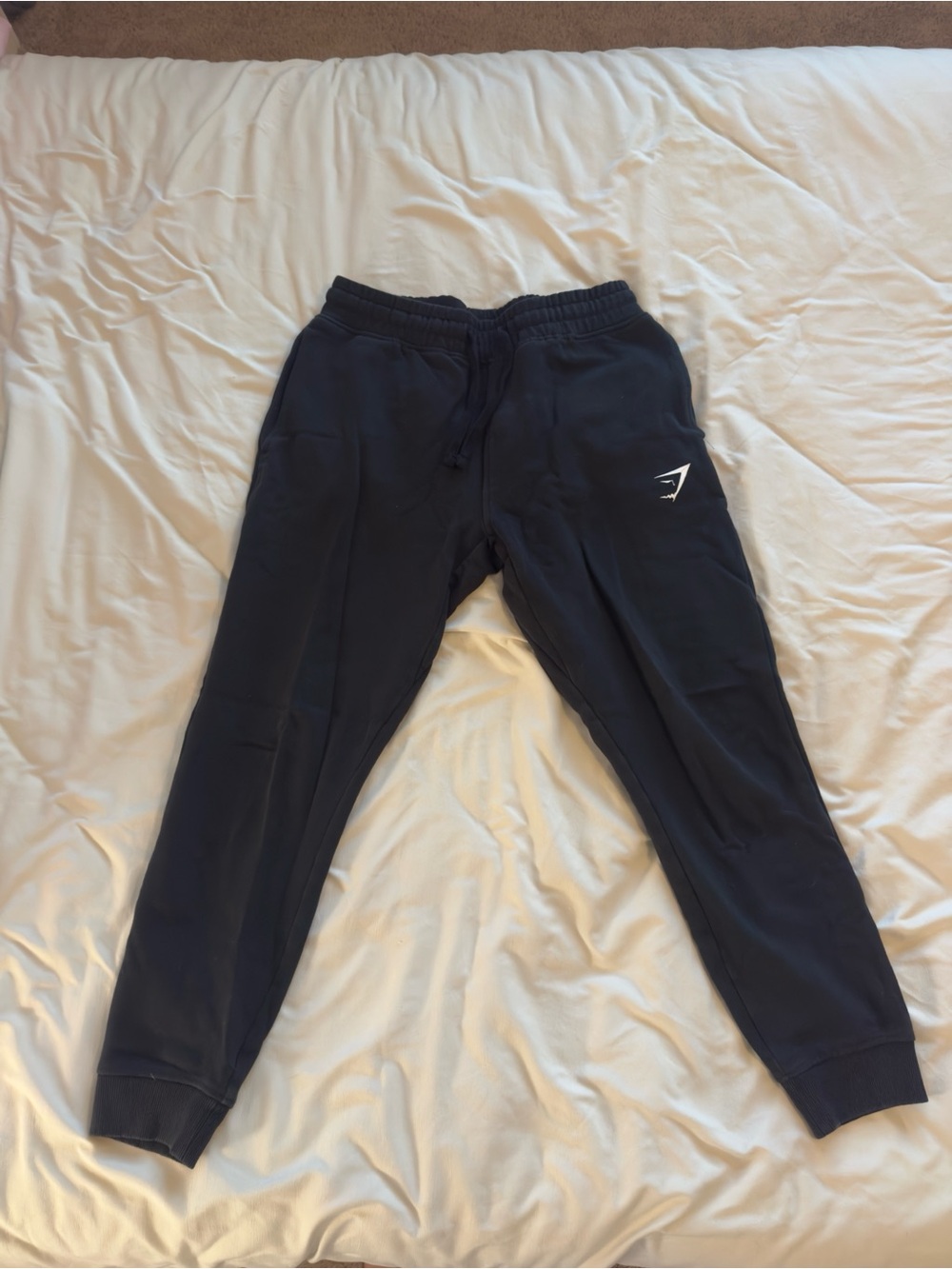 GymShark Men’s Workout Jogger. Size Small. Black. Adjustable Waist. Short Length